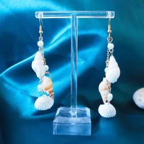Seashell Tassel Earrings