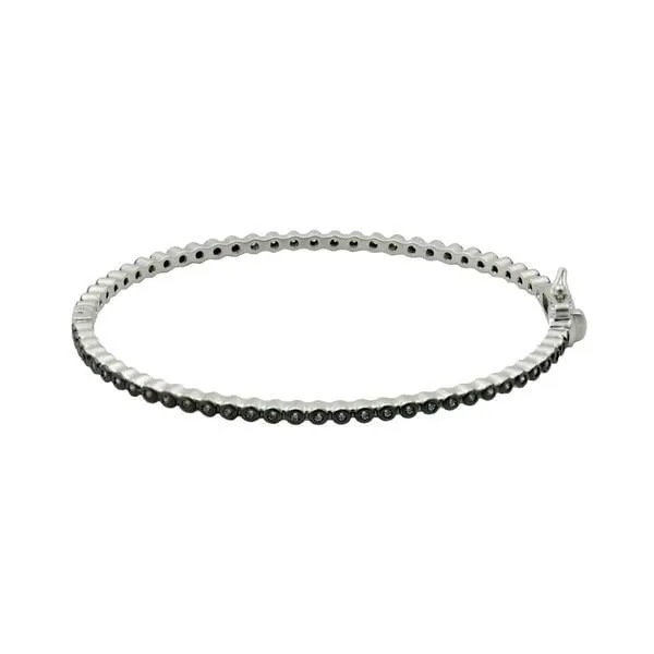 Signature Bezel Pavé Hinge Bangle - YRZB080144B-H
