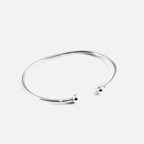 Simple Sterling Silver Cuff Bracelet