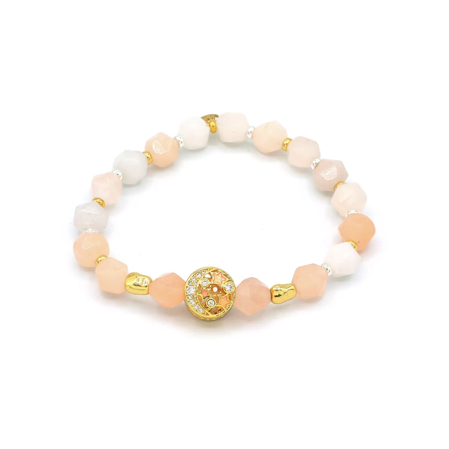 Spectrum Pink Aventurine Bracelet (Elastic)