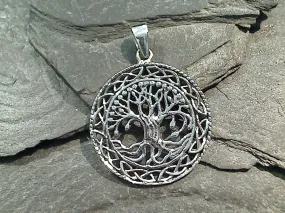 Sterling Silver Tree Of Life Pendant