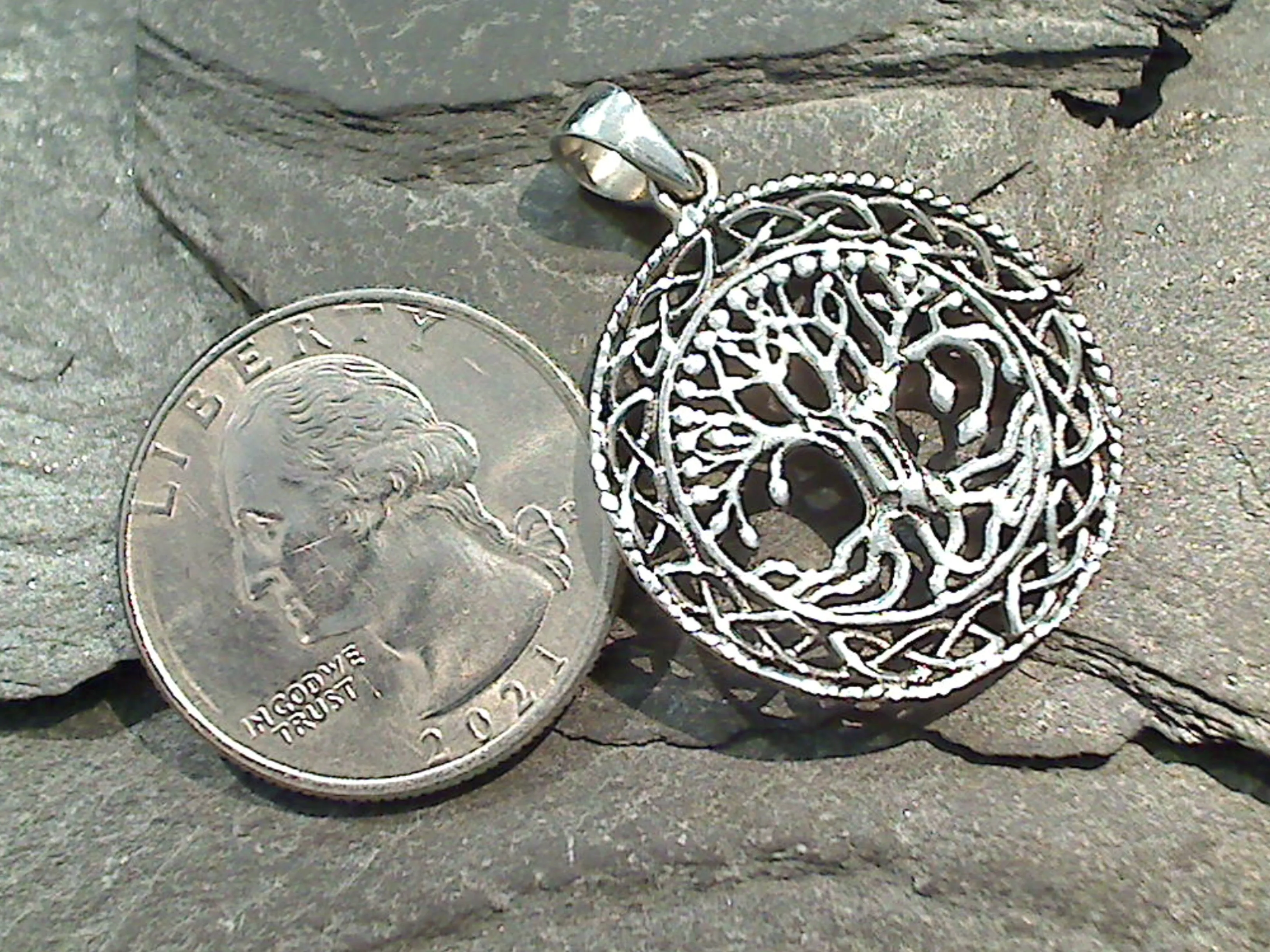 Sterling Silver Tree Of Life Pendant