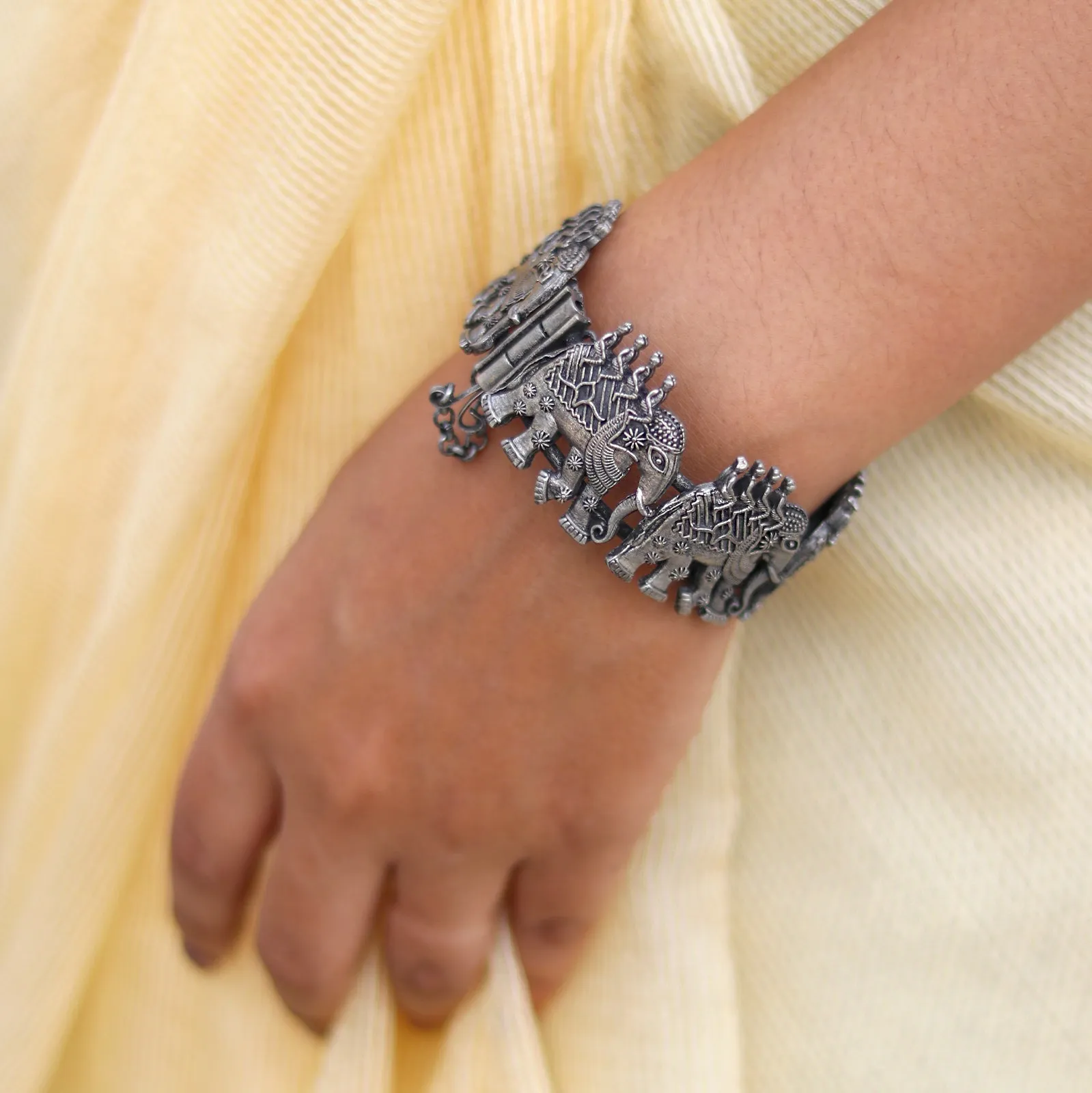 Teejh Ellora Elephant Bangle