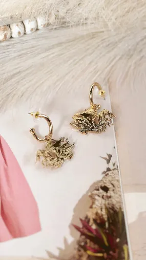 The Golden Gamecock Earrings