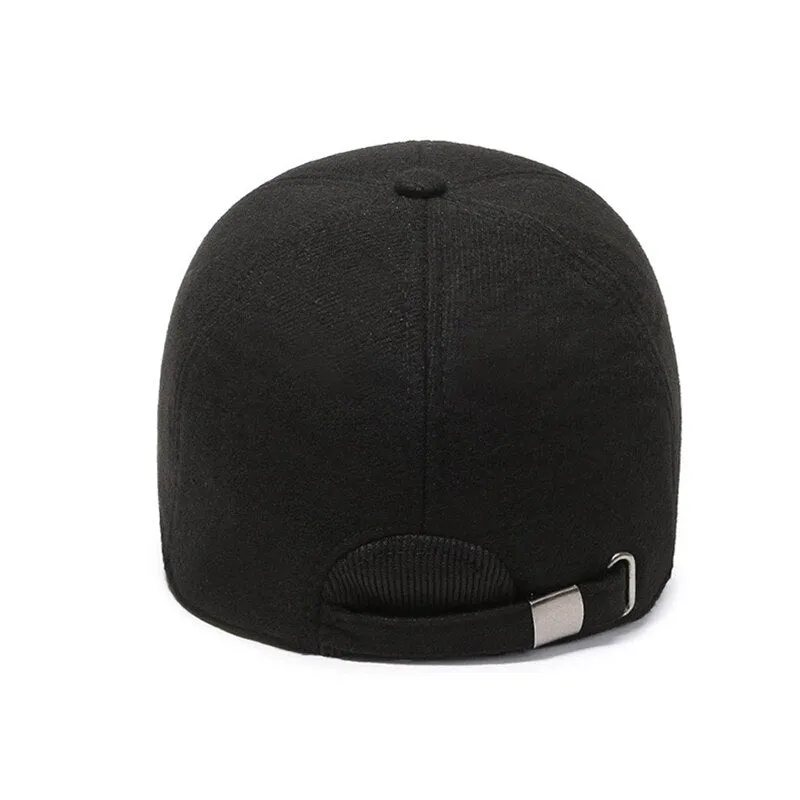 Thicken Warm Winter Cap Men Earflaps Windproof Snapback Hats Men's Baseball Cap Male Gorras Hombre Dad Hat