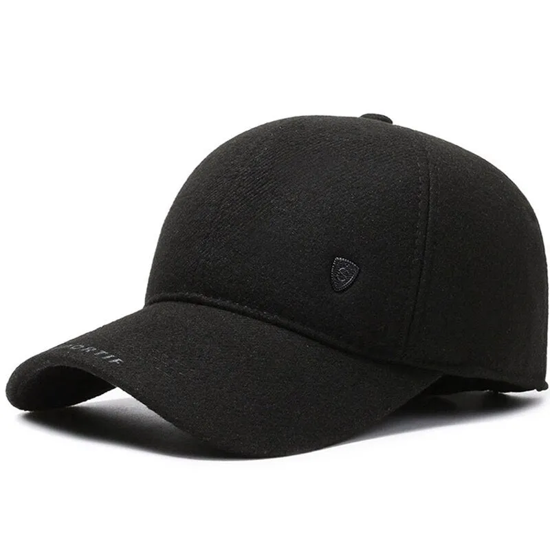Thicken Warm Winter Cap Men Earflaps Windproof Snapback Hats Men's Baseball Cap Male Gorras Hombre Dad Hat