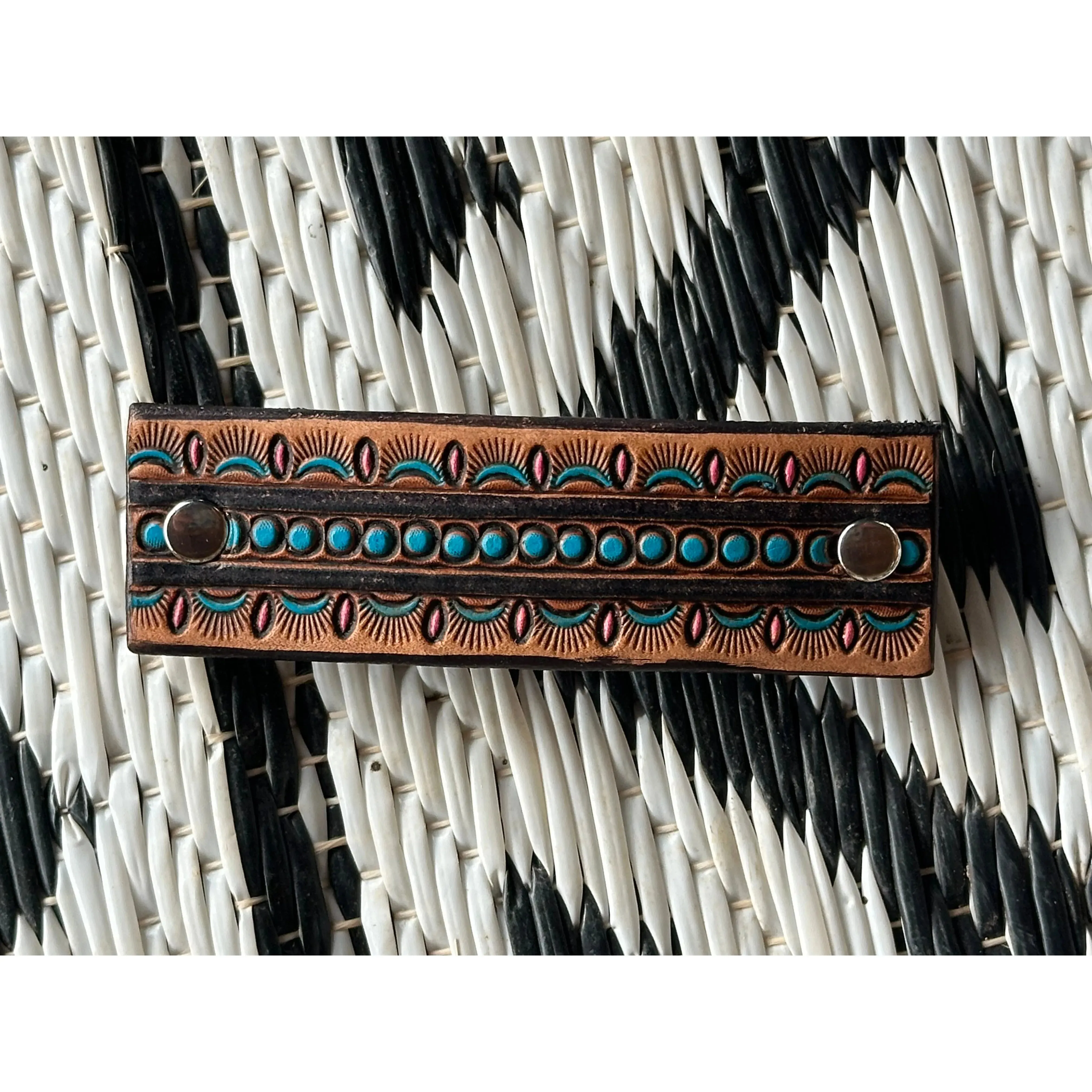Tooled Hair Barrette