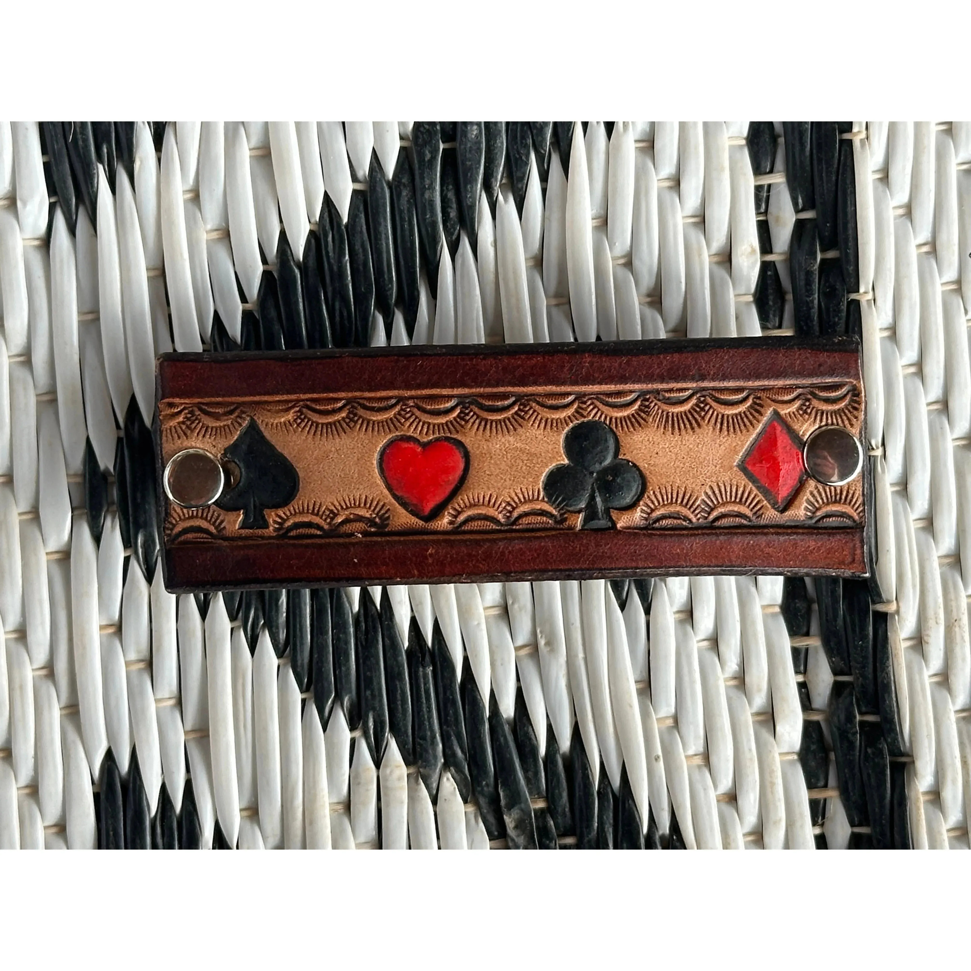 Tooled Hair Barrette