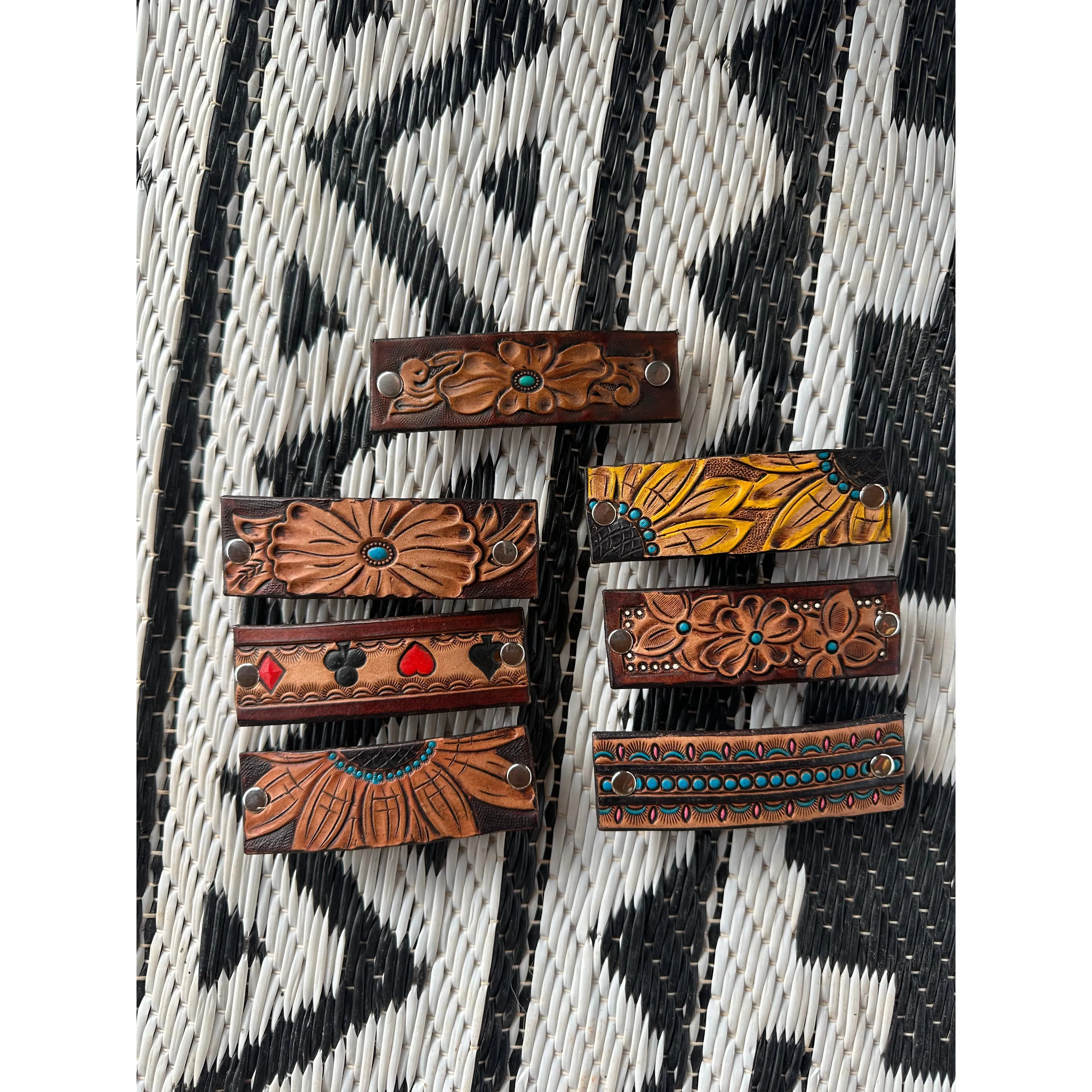 Tooled Hair Barrette