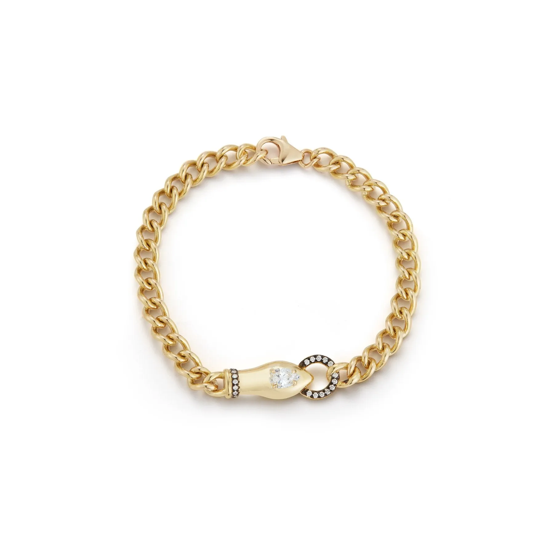 Toujours Diamond Snake Bracelet