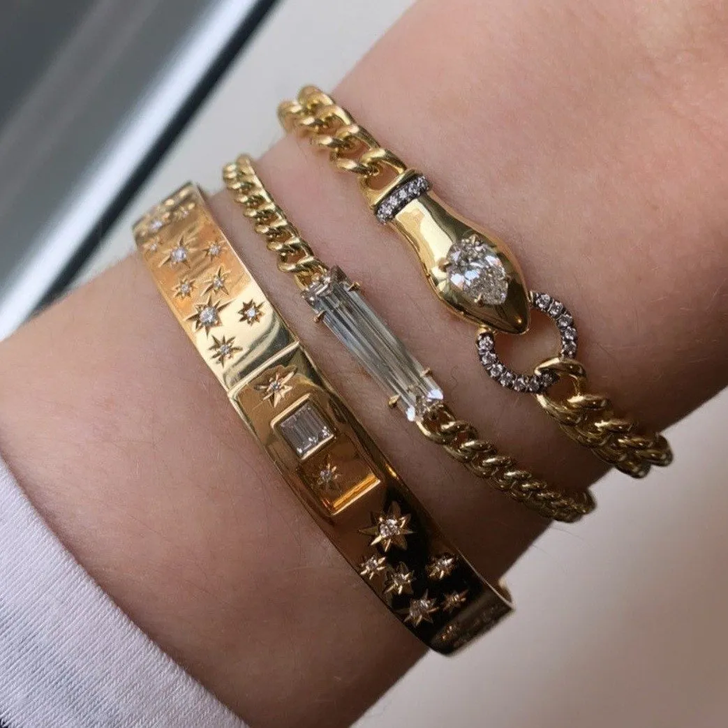 Toujours Diamond Snake Bracelet
