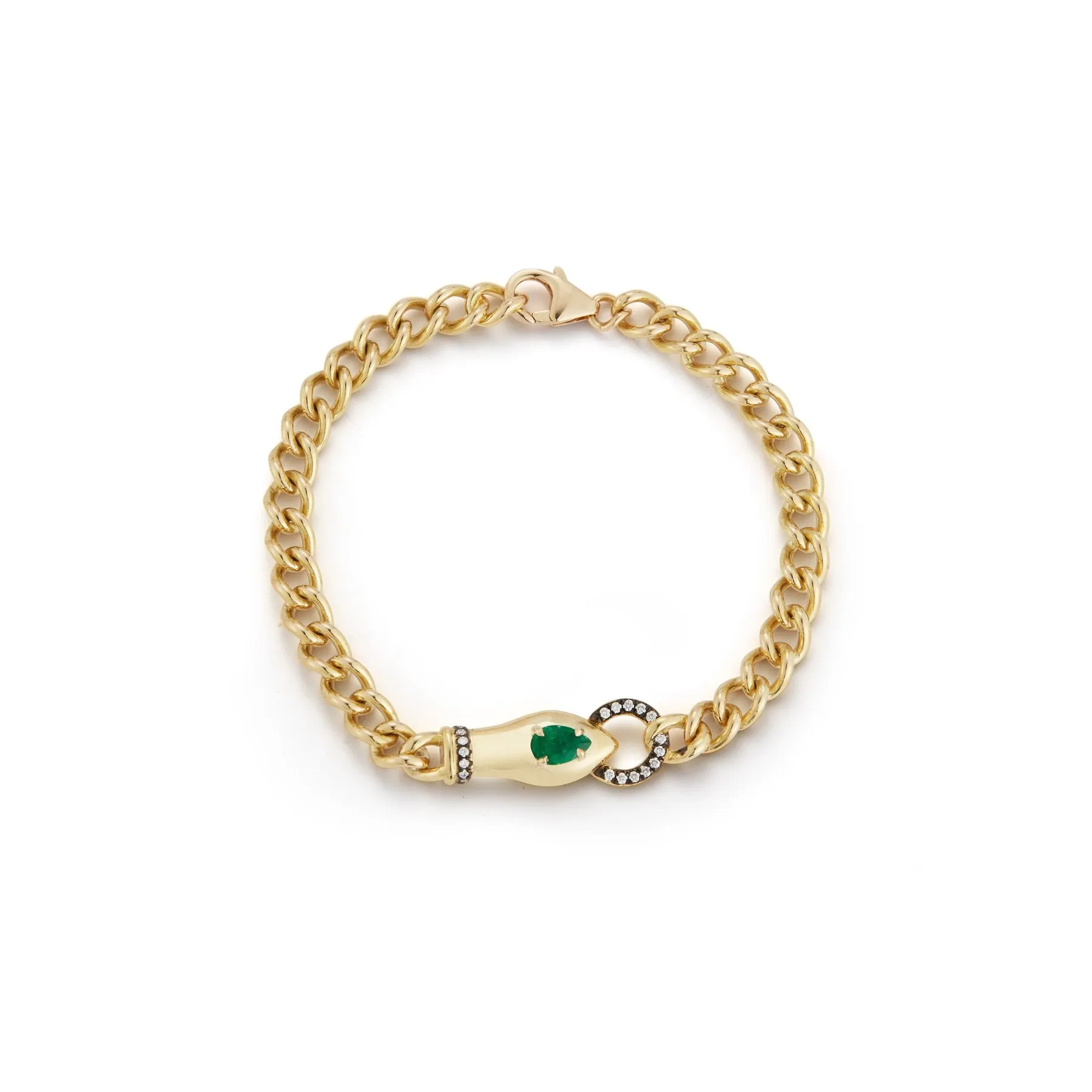 Toujours Diamond Snake Bracelet