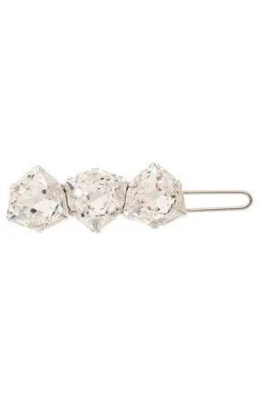 Triple Crystal Tige Boule Barrette