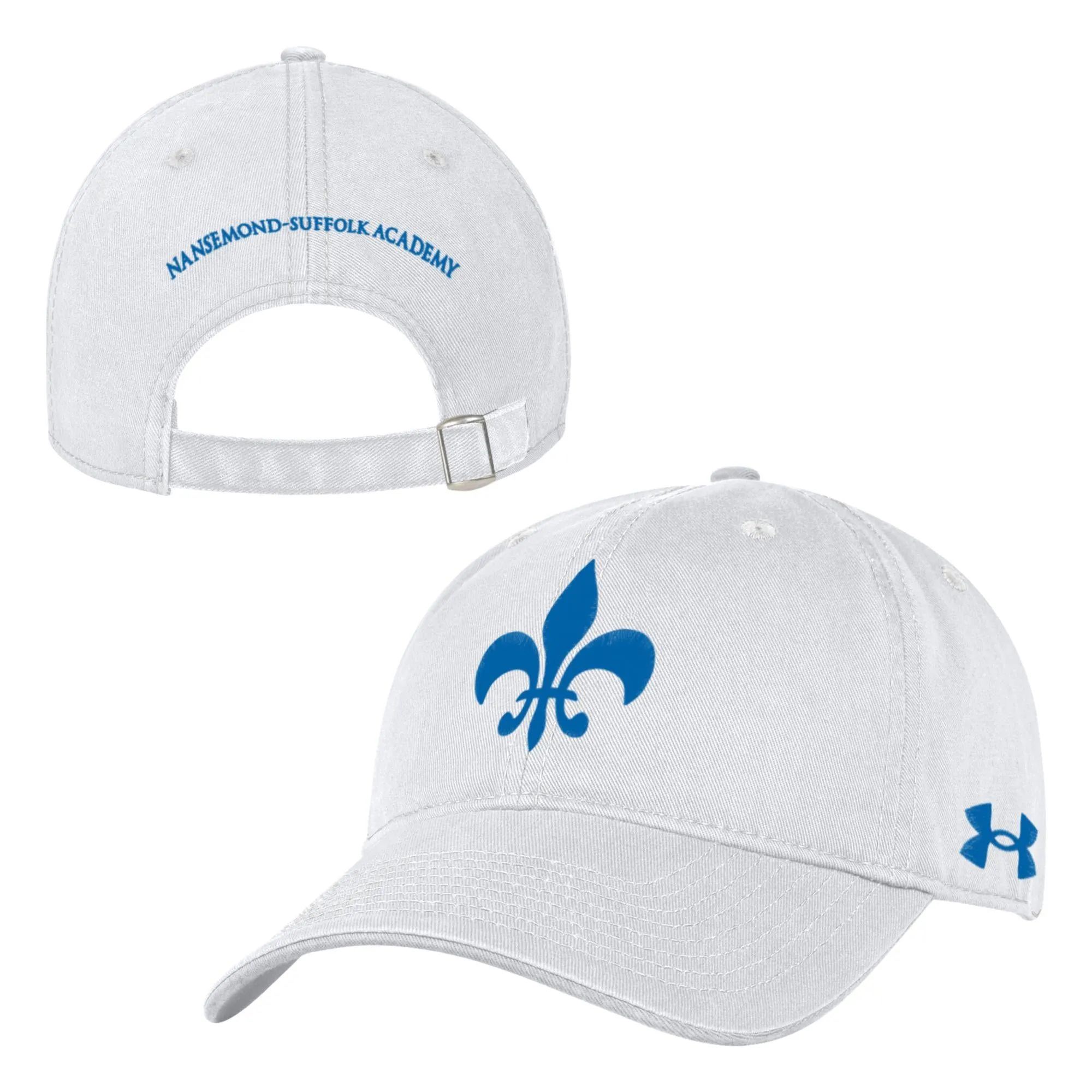 UA Adult Washed Performance Cotton Hat - Fleur de Lis