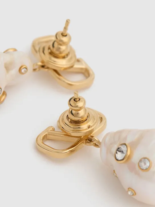 Valentino Garavani   Big Vlogo Signature Universe earrings 