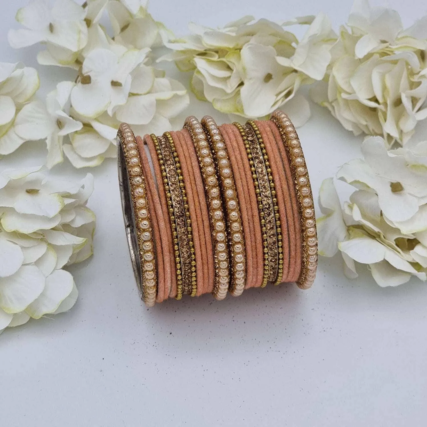 Velvet Bangle Set - Available in Many Colours