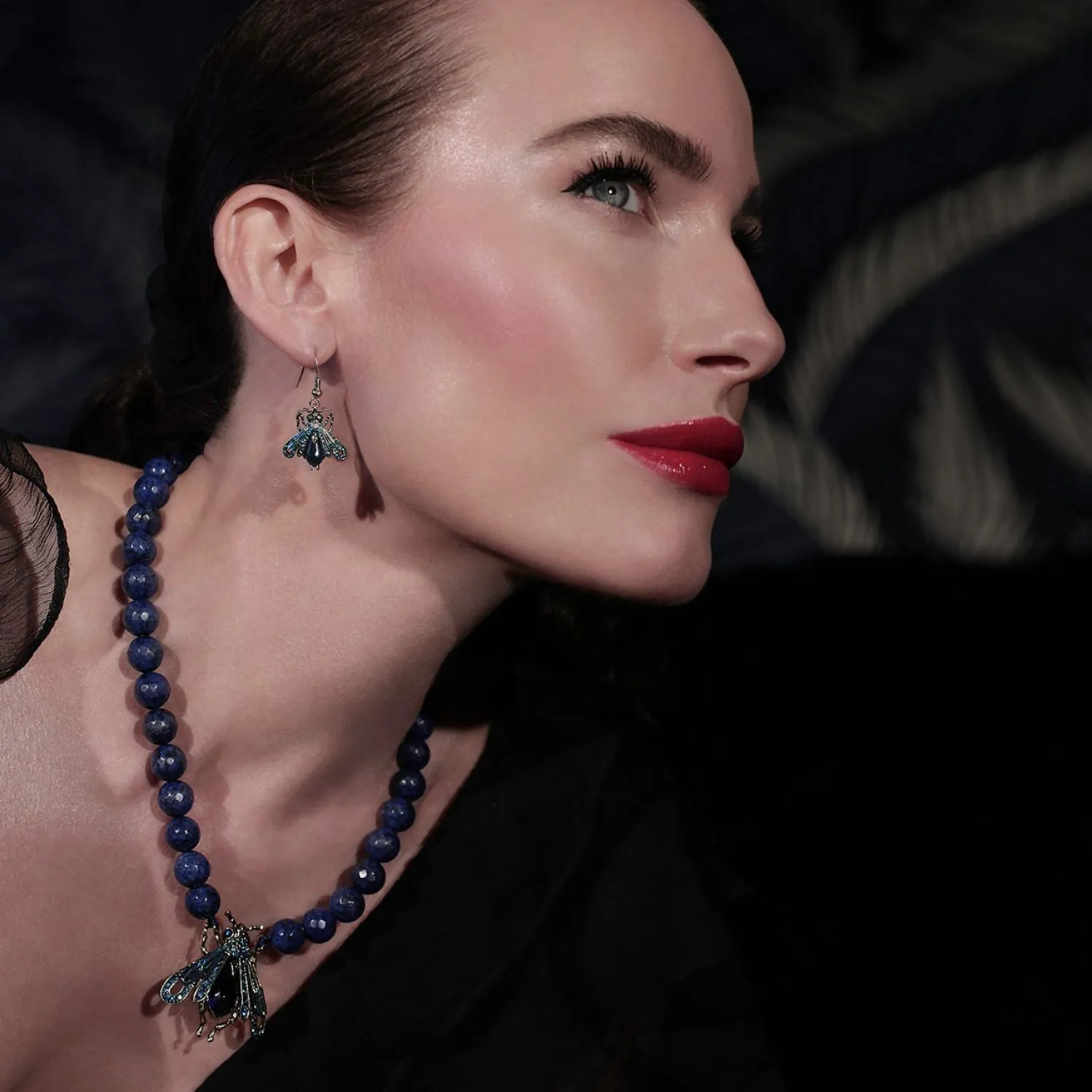 Vintage Moth Drop Earrings - Preorder