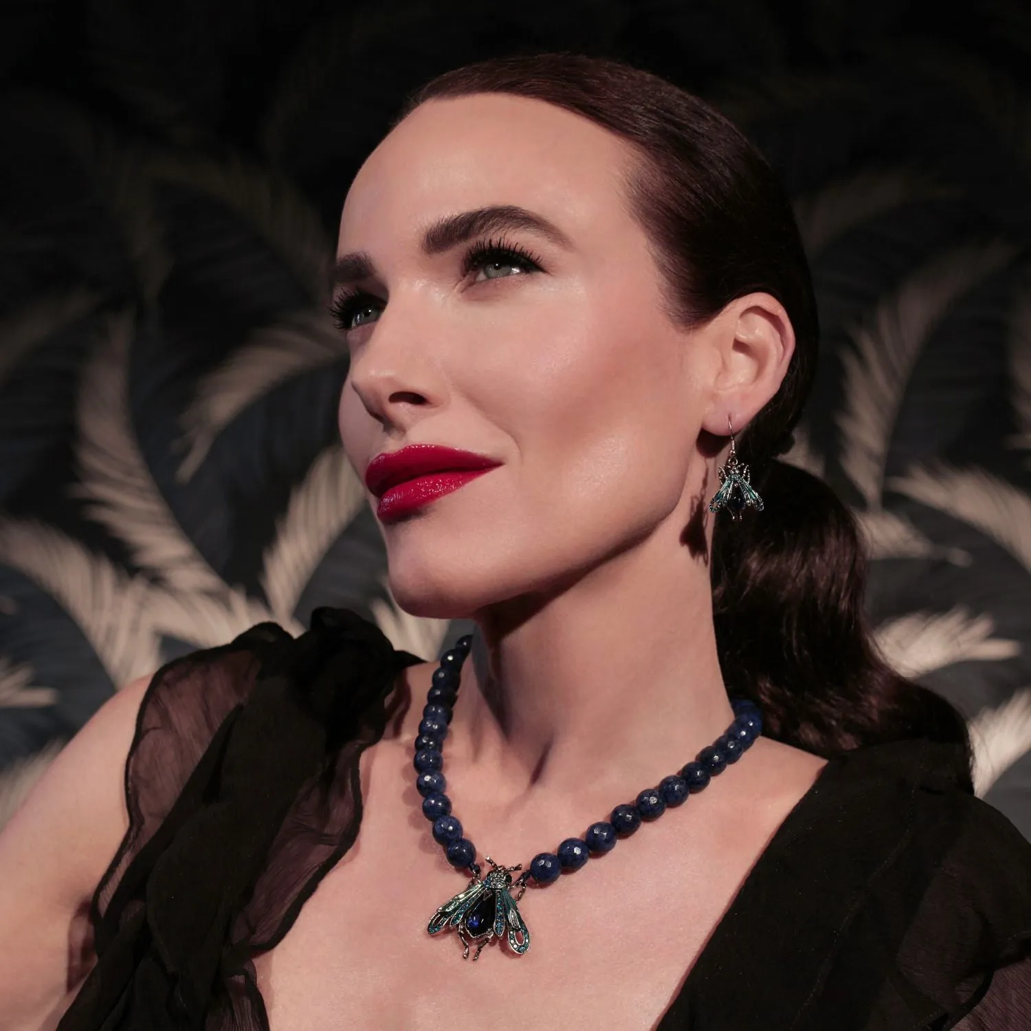 Vintage Moth Drop Earrings - Preorder