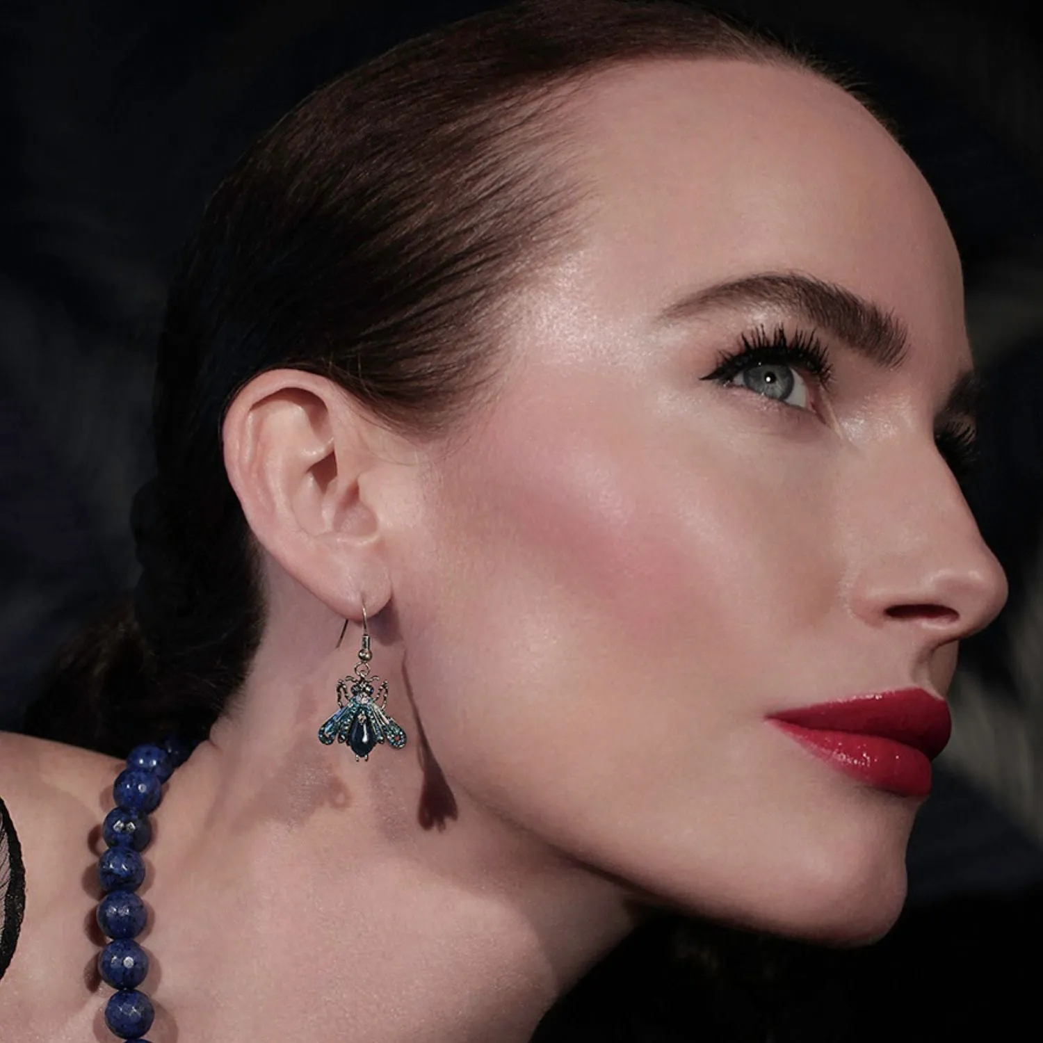 Vintage Moth Drop Earrings - Preorder