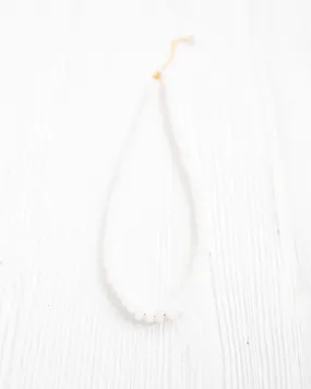 White Jade Beaded Necklace