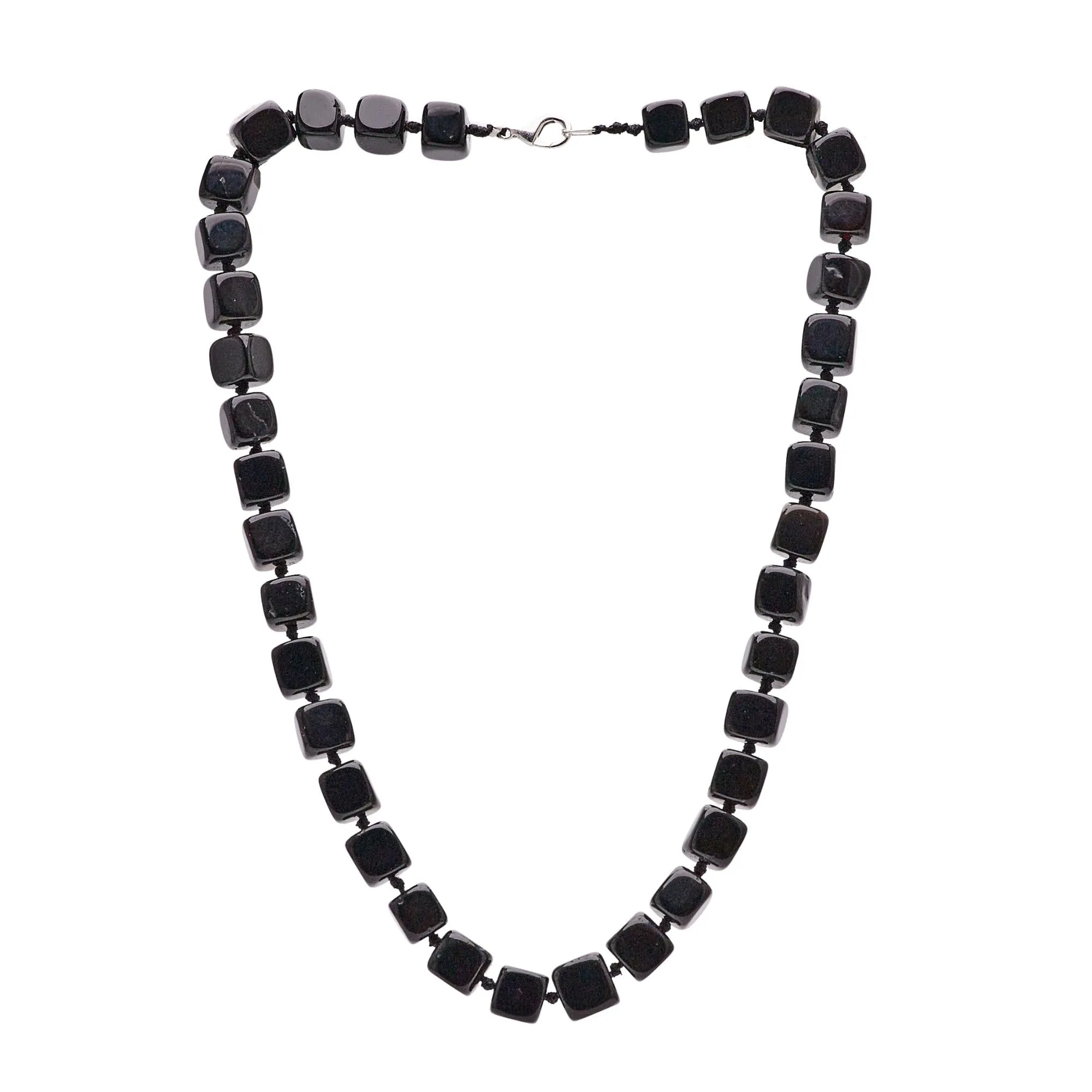 Women's 12mm Natural Gemstone Beaded Necklace