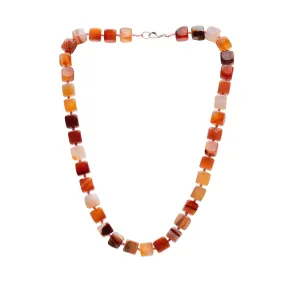 Women's 12mm Natural Gemstone Beaded Necklace