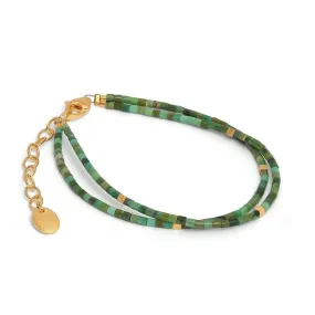 Yaquina Green Turquoise Bracelet - 82074356