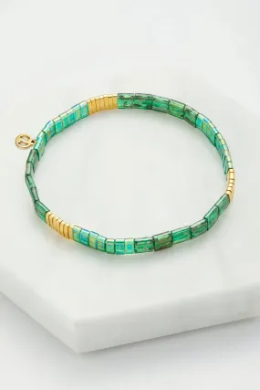 Zafino - Tile Bracelet (Emerald)